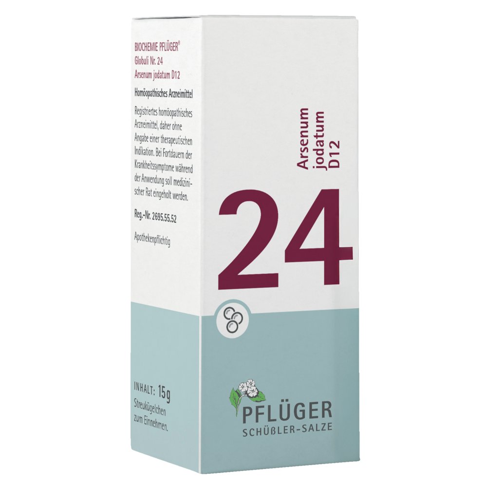 BIOCHEMIE Pflüger 24 Arsenum jodatum D 12 Globuli