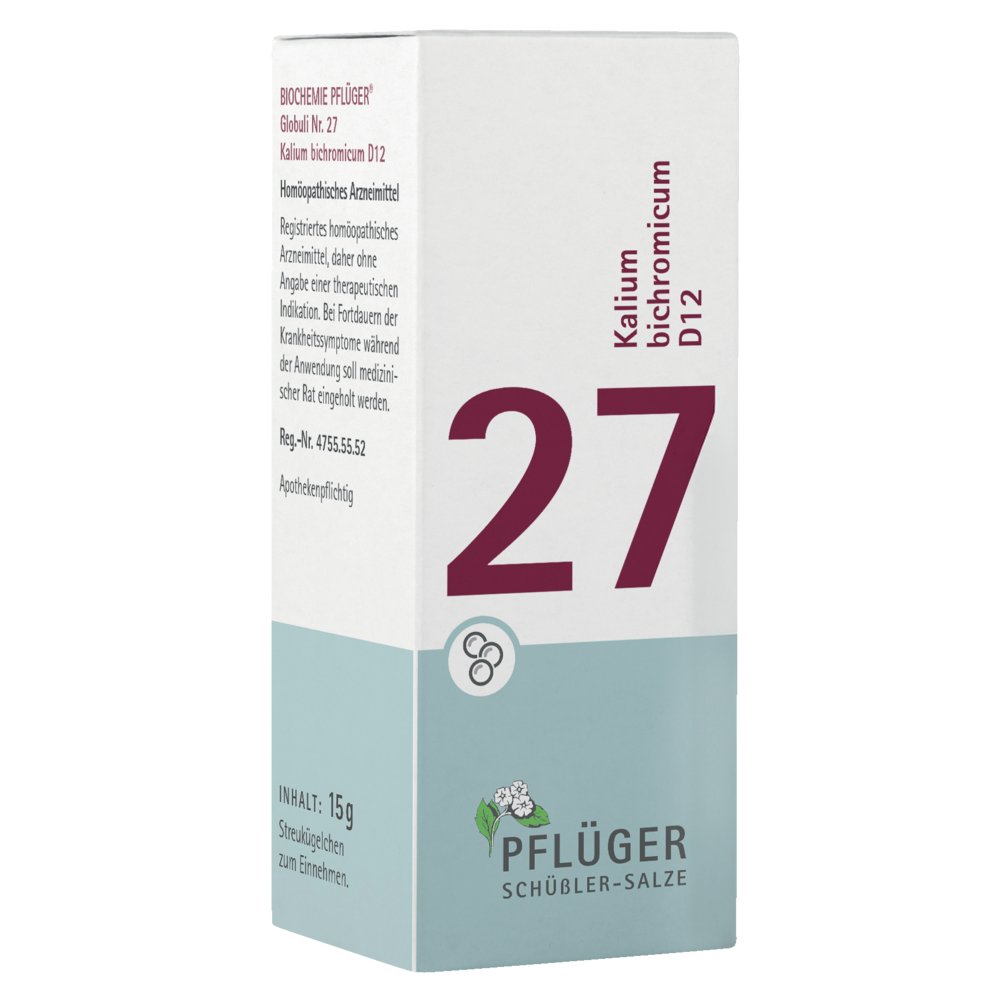 BIOCHEMIE Pflüger 27 Kalium bichromicum D 12 Glob.