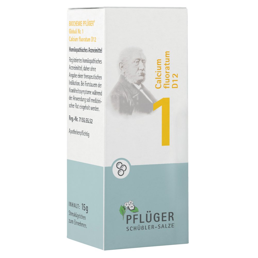 BIOCHEMIE Pflüger 1 Calcium fluoratum D 12 Globuli