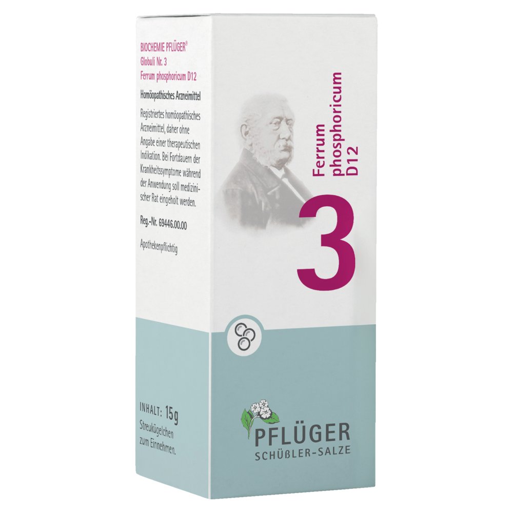 BIOCHEMIE Pflüger 3 Ferrum phosphoricum D 12 Glob.