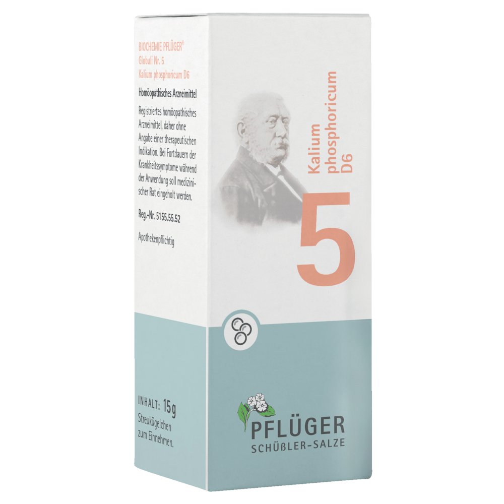 BIOCHEMIE Pflüger 5 Kalium phosphoricum D 6 Glob.