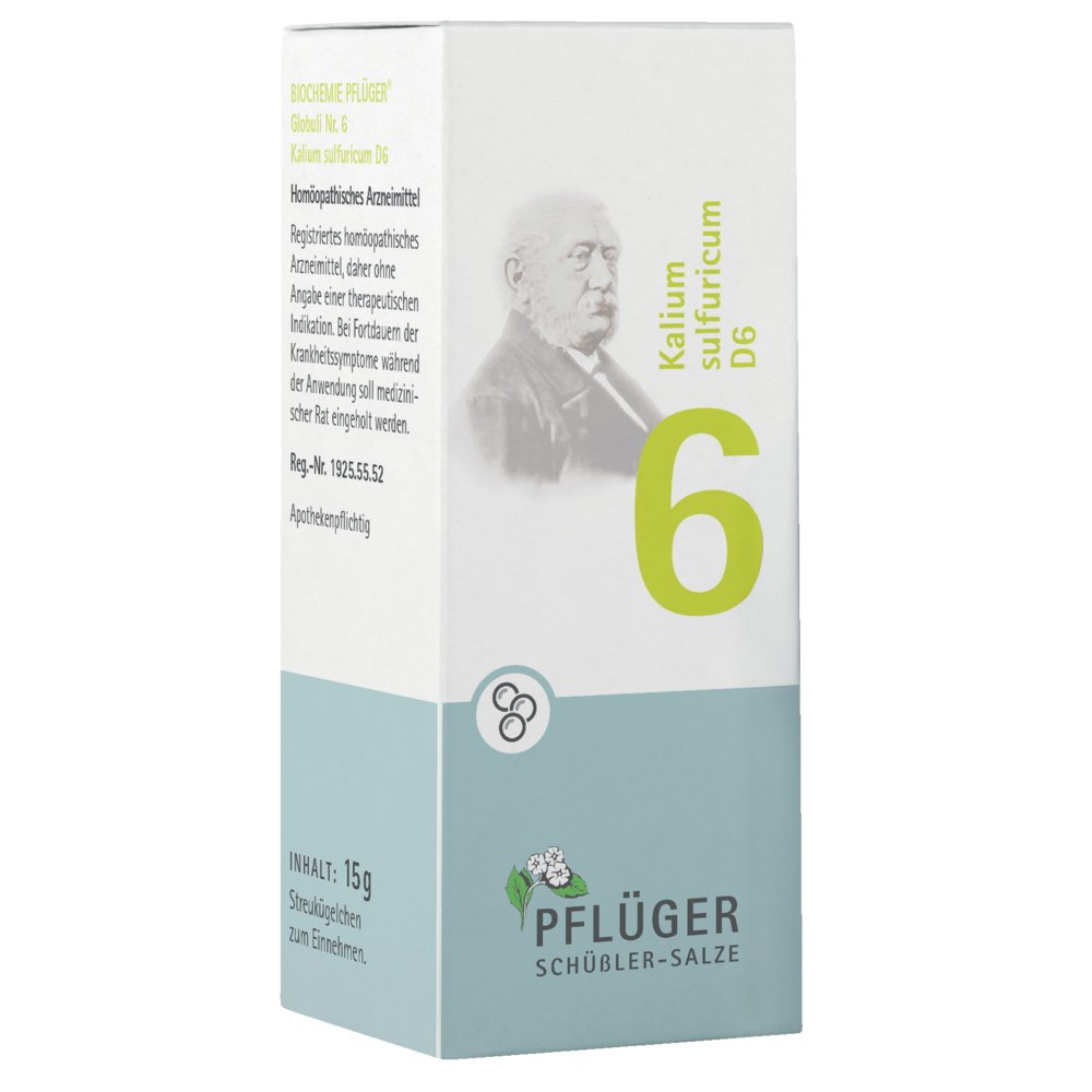 BIOCHEMIE Pflüger 6 Kalium sulfuricum D 6 Globuli