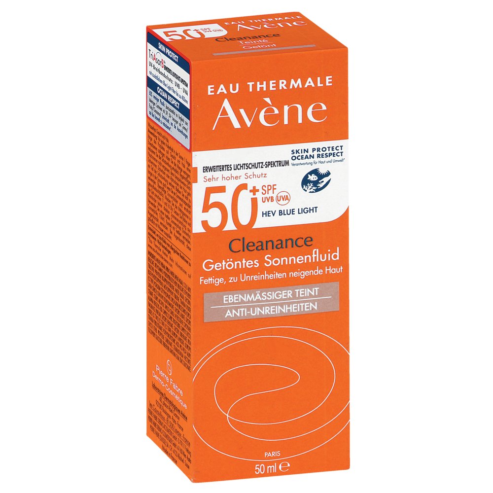 AVENE Cleanance Sonnenfluid SPF 50+ getönt