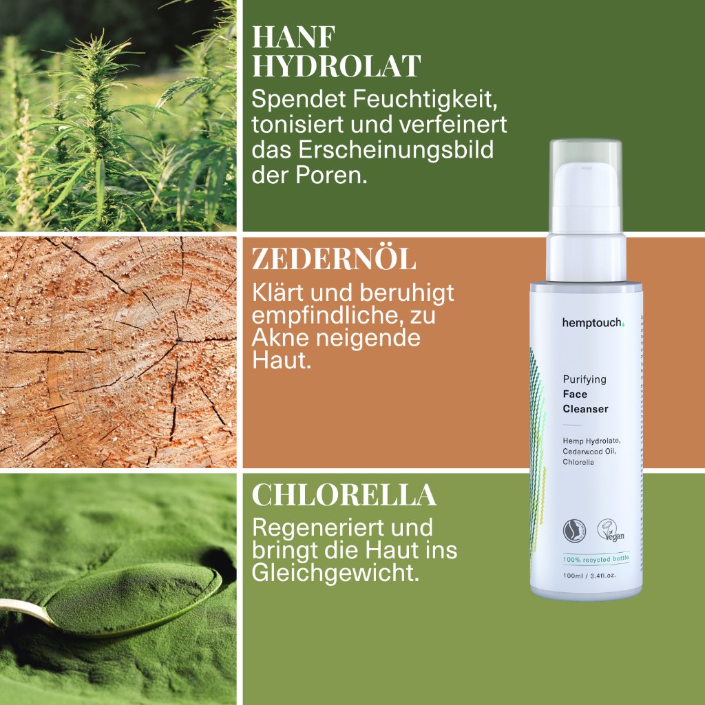 Hemptouch Klärendes Gesichtsreinigungsgel