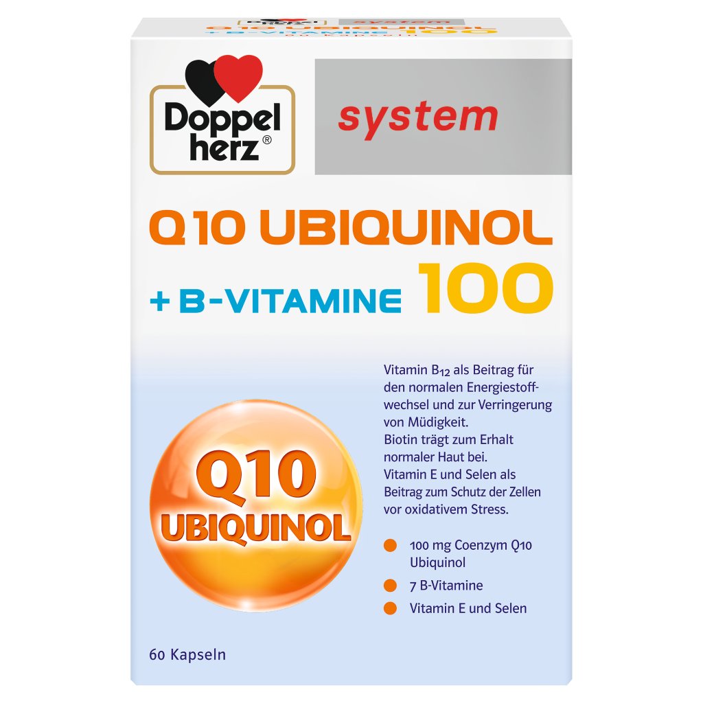 Doppelherz system Q10 UBIQUINOL 100 + B-VITAMINE