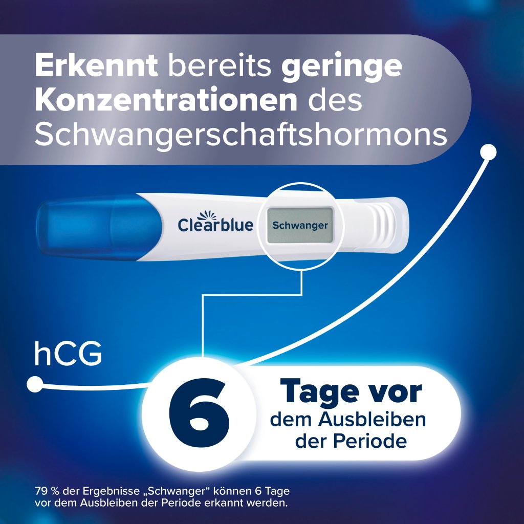 Clearblue Schwangerschaftstest ULTRA FRÜHTEST DIGITAL 1er