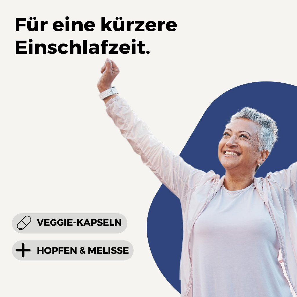 MELATONIN 2 mg plus Hopfen und Melisse Kapseln