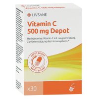 LIVSANE Vitamin C 500 mg Depot Kapseln