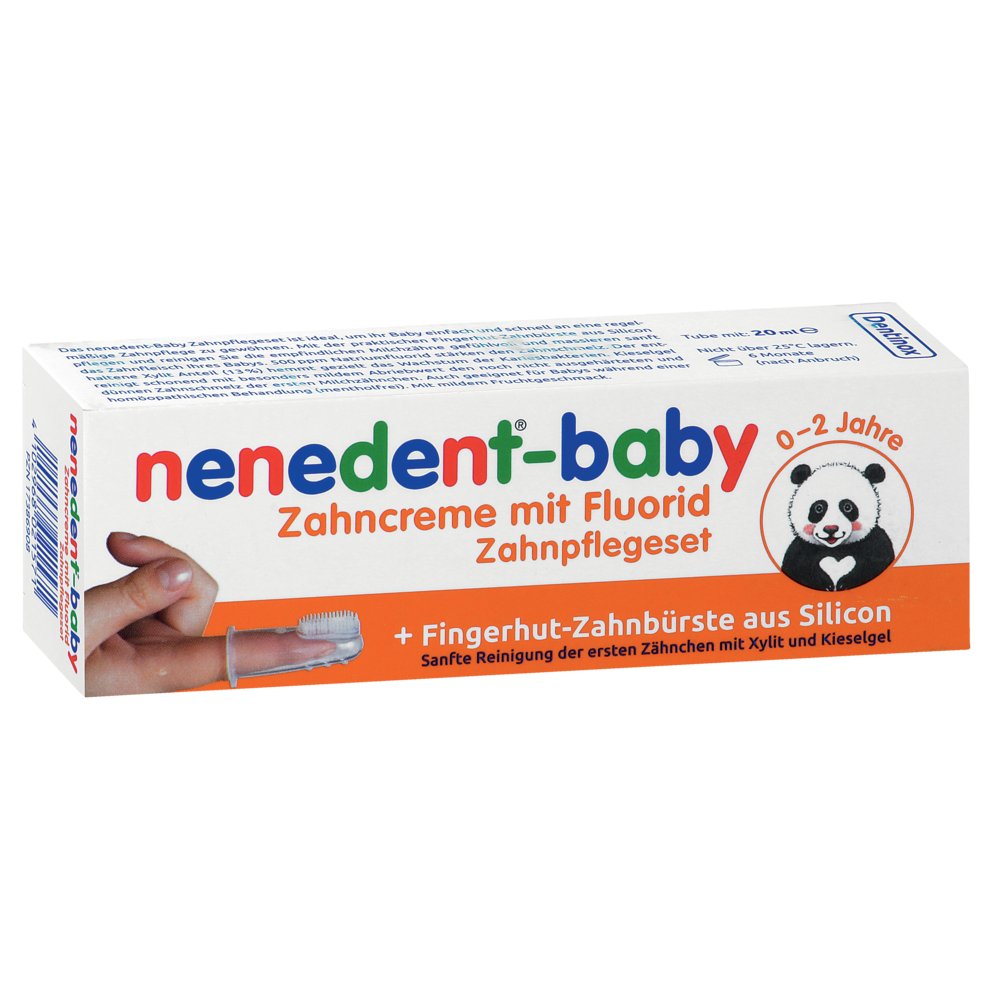 NENEDENT-baby Zahncreme mit Fluorid Zahnpflegeset