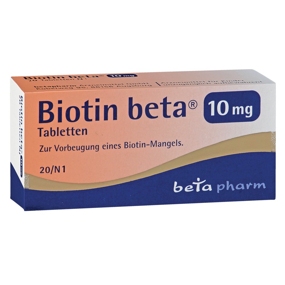 BIOTIN BETA 10 mg Tabletten