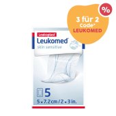 LEUKOMED skin sensitive steril 5x7,2 cm