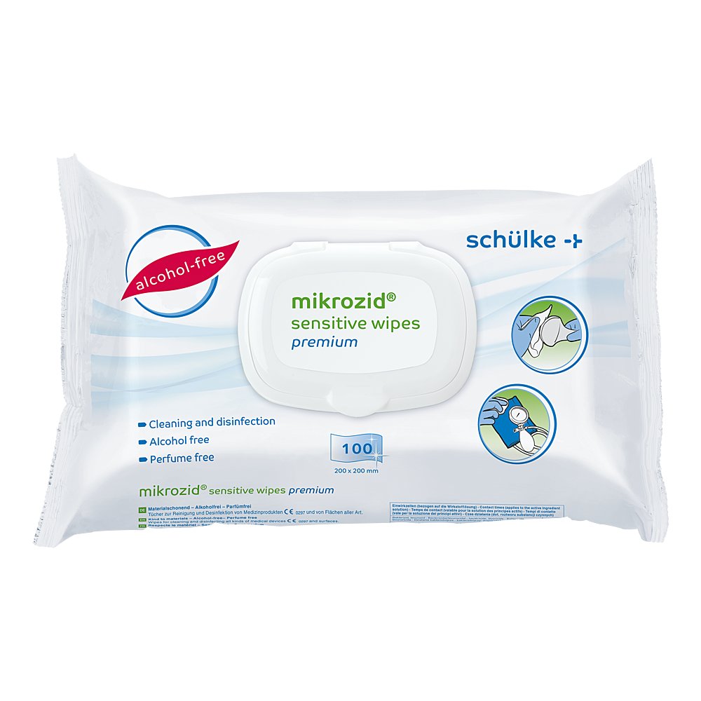 MIKROZID sensitive wipes premium Des.MP+Flä.Softp.