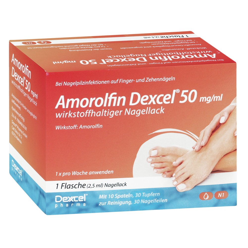 AMOROLFIN Dexcel 50 mg/ml wirkstoffhalt.Nagellack