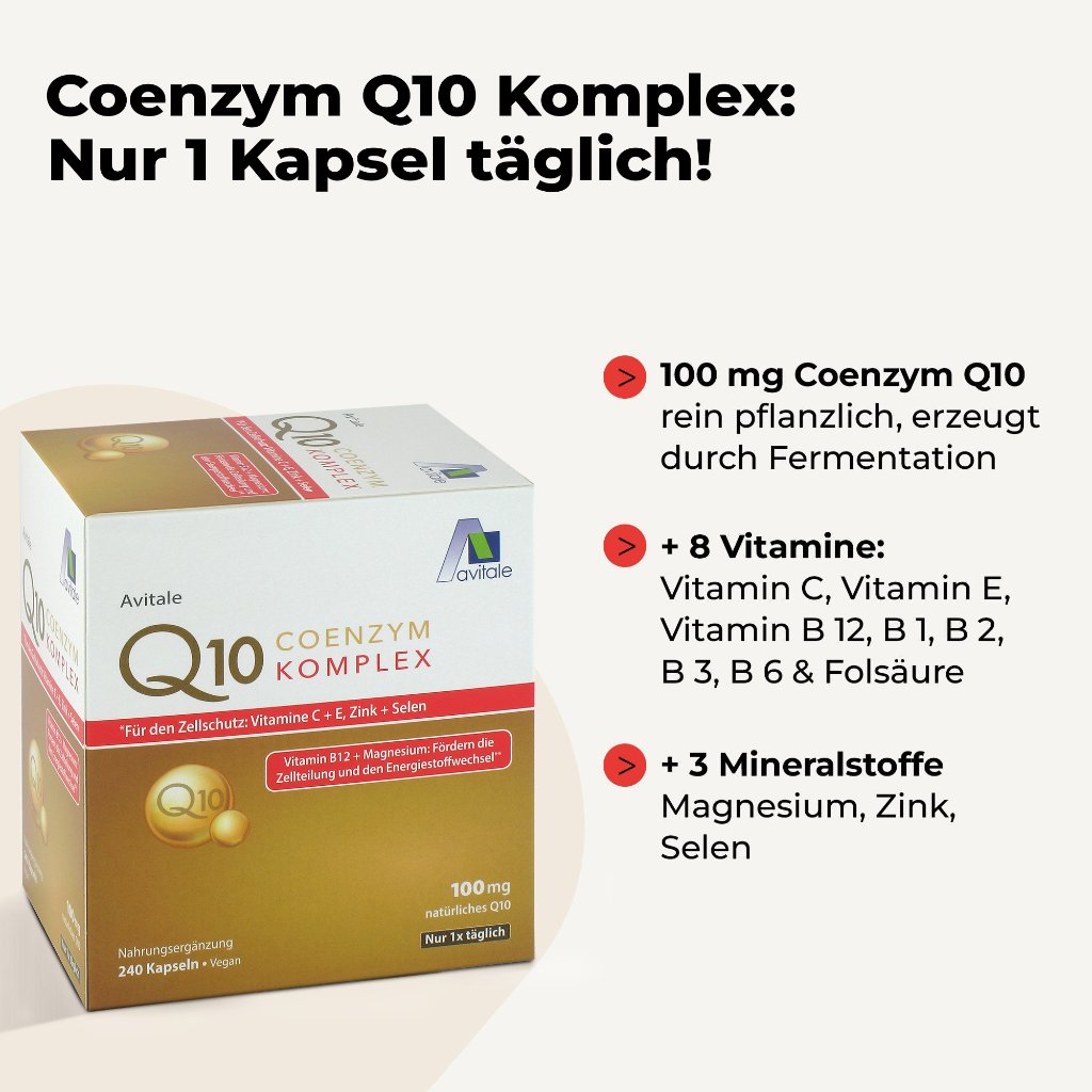 COENZYM Q10 100 mg Kapseln+Vitamine+Mineralstoffe