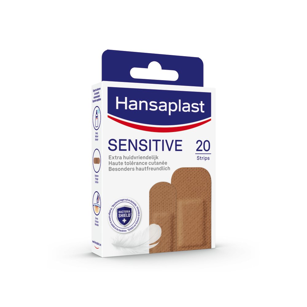 HANSAPLAST Sensitive Pflasterstrips hautton medium