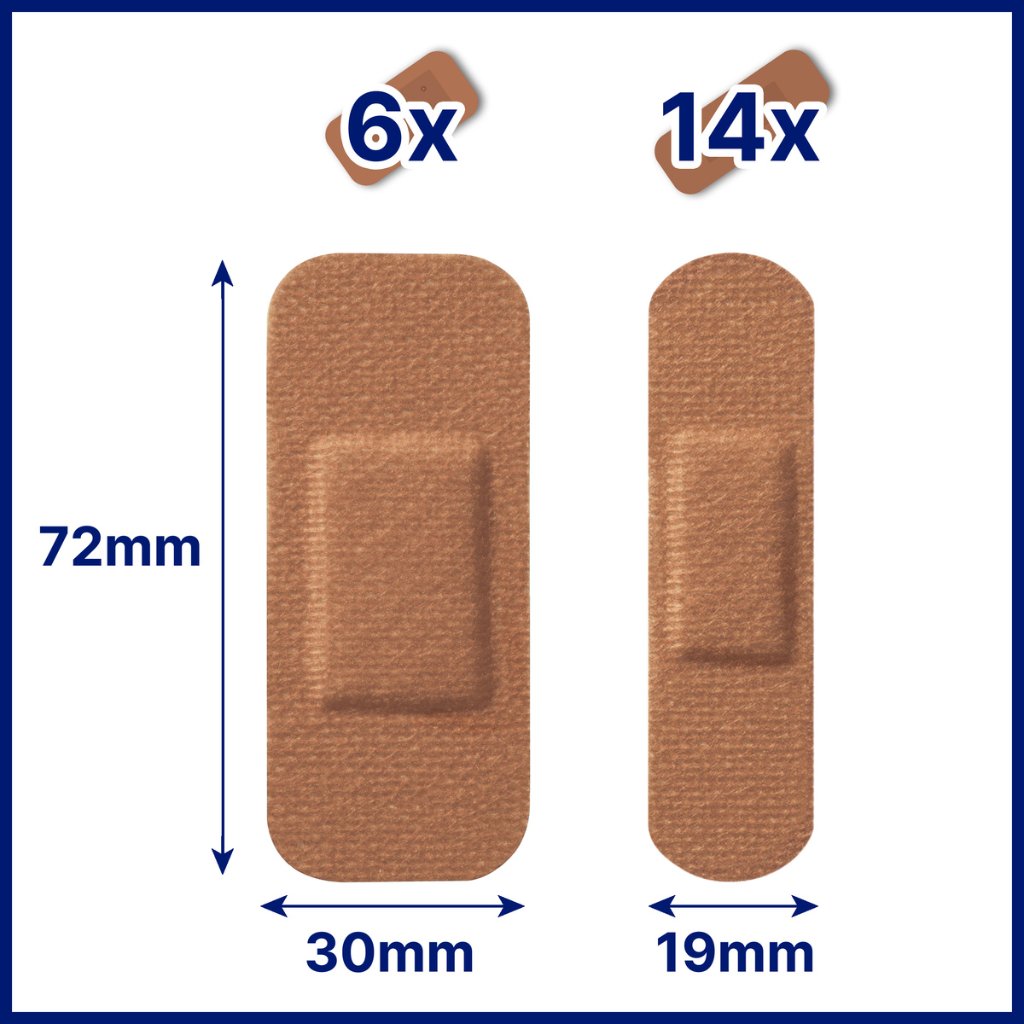 HANSAPLAST Sensitive Pflasterstrips hautton medium