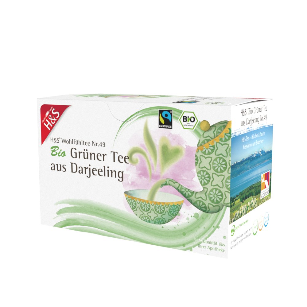 H&S Bio Grüner Tee aus Darjeel-ing (FairTrade)