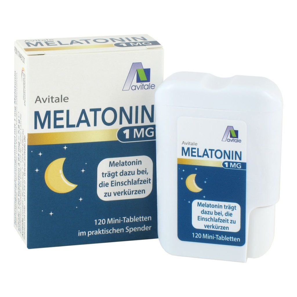 MELATONIN 1 mg Mini-Tabletten im Spender
