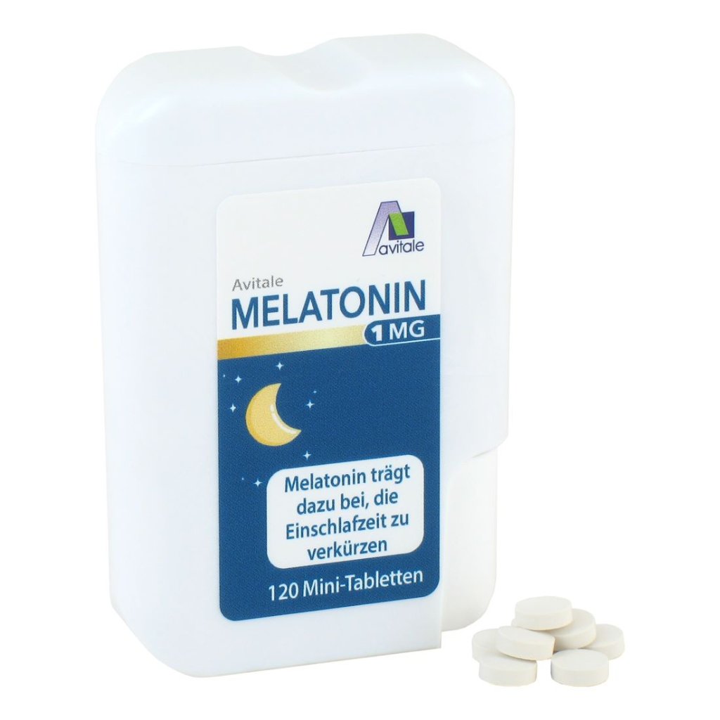 MELATONIN 1 mg Mini-Tabletten im Spender