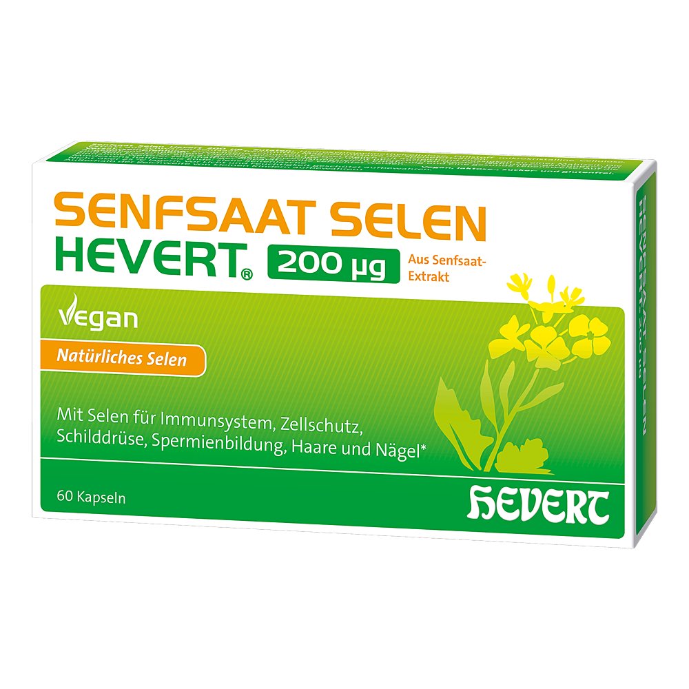 SENFSAAT SELEN HEVERT 200 μg Kapseln