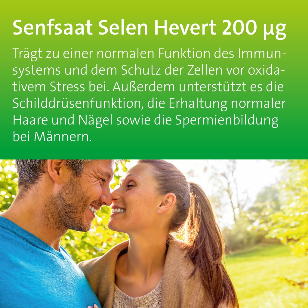 SENFSAAT SELEN HEVERT 200 μg Kapseln