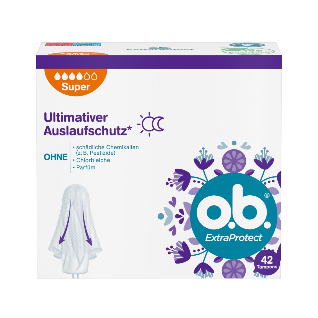 o.b. Tampons ExtraProtect Super 42 St.