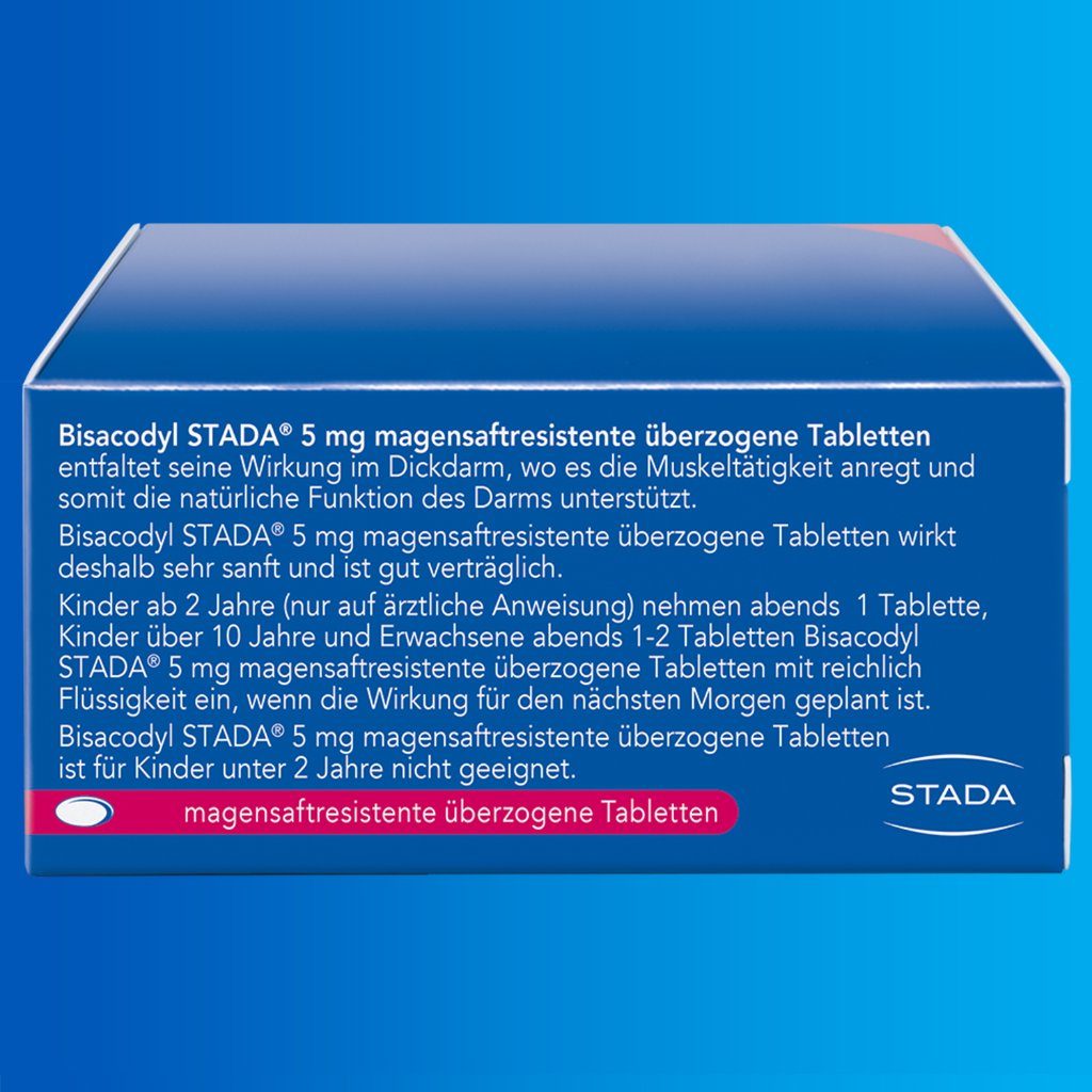 BISACODYL STADA 5 mg magensaftres.überzog.Tabl.