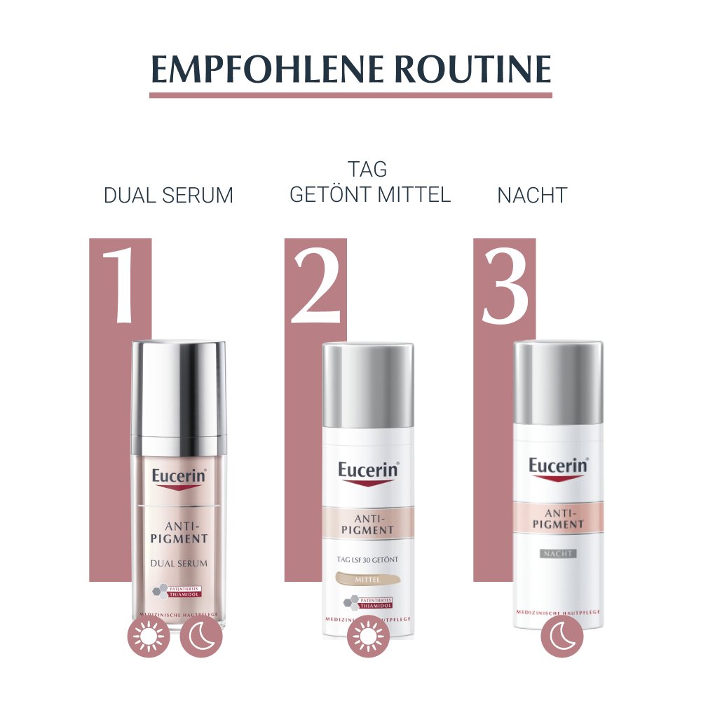 EUCERIN Anti-Pigment Tag getönt mittel LSF 30