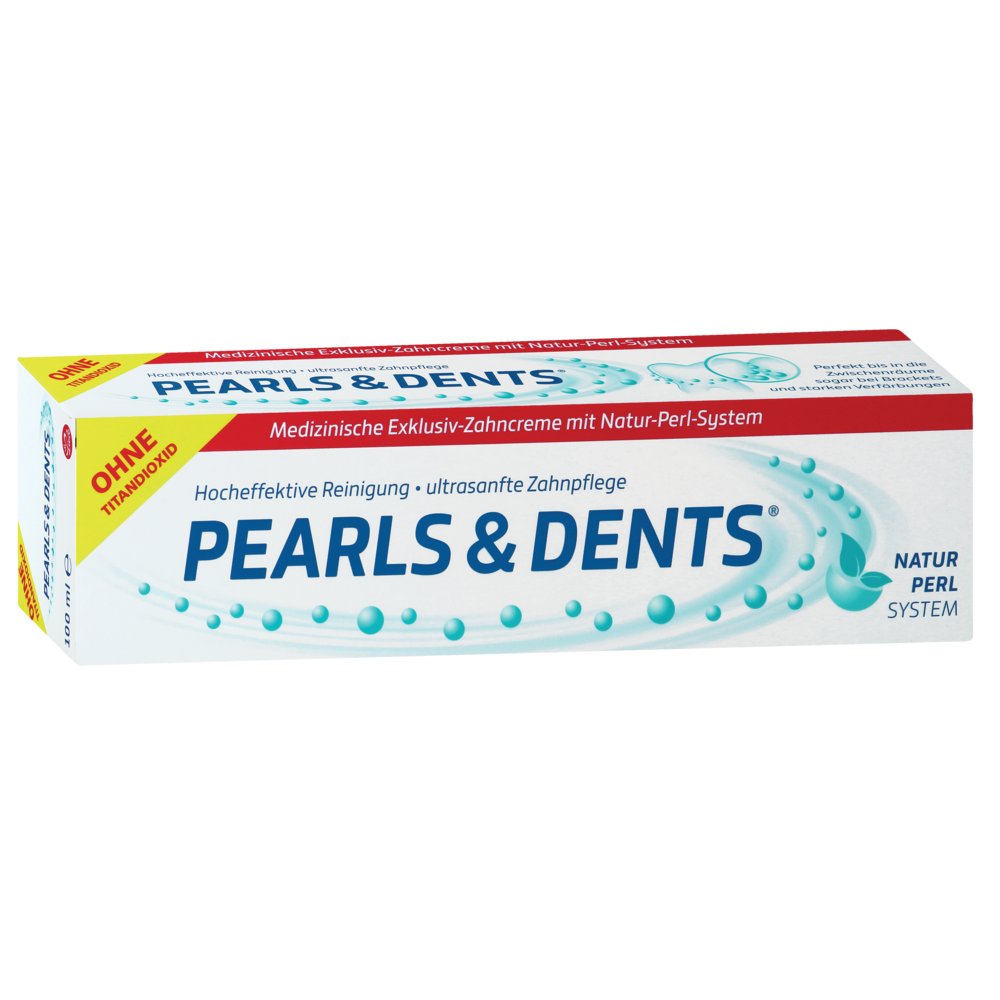 PEARLS & DENTS Exklusiv-Zahncreme ohne Titandioxid