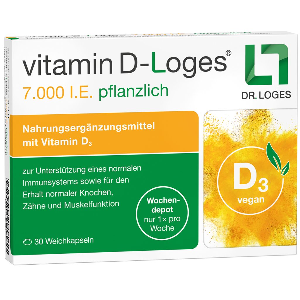 VITAMIN D-LOGES 7.000 I.E. pflanzlich Wochendepot