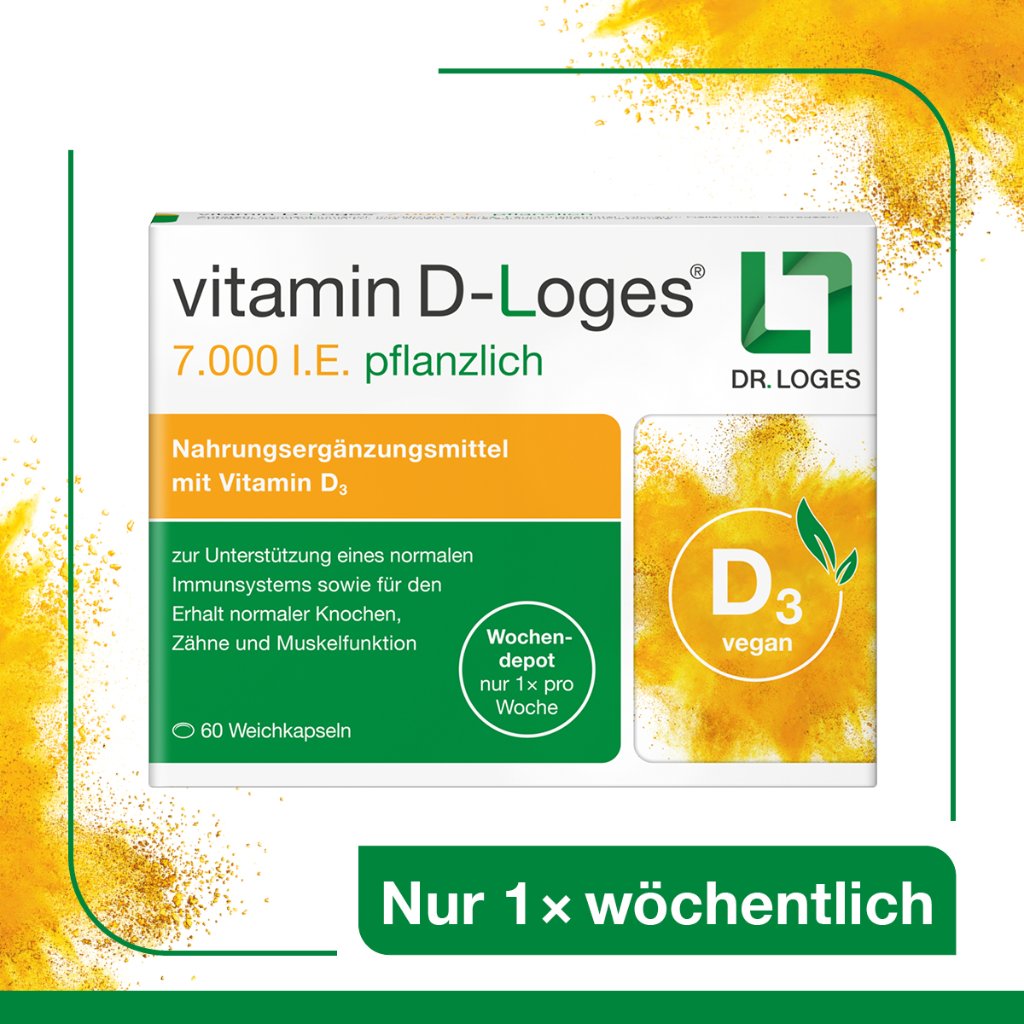 VITAMIN D-LOGES 7.000 I.E. pflanzlich Wochendepot