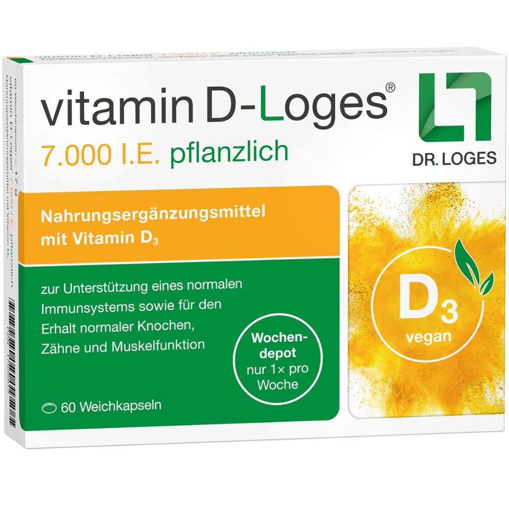 VITAMIN D-LOGES 7.000 I.E. pflanzlich Wochendepot