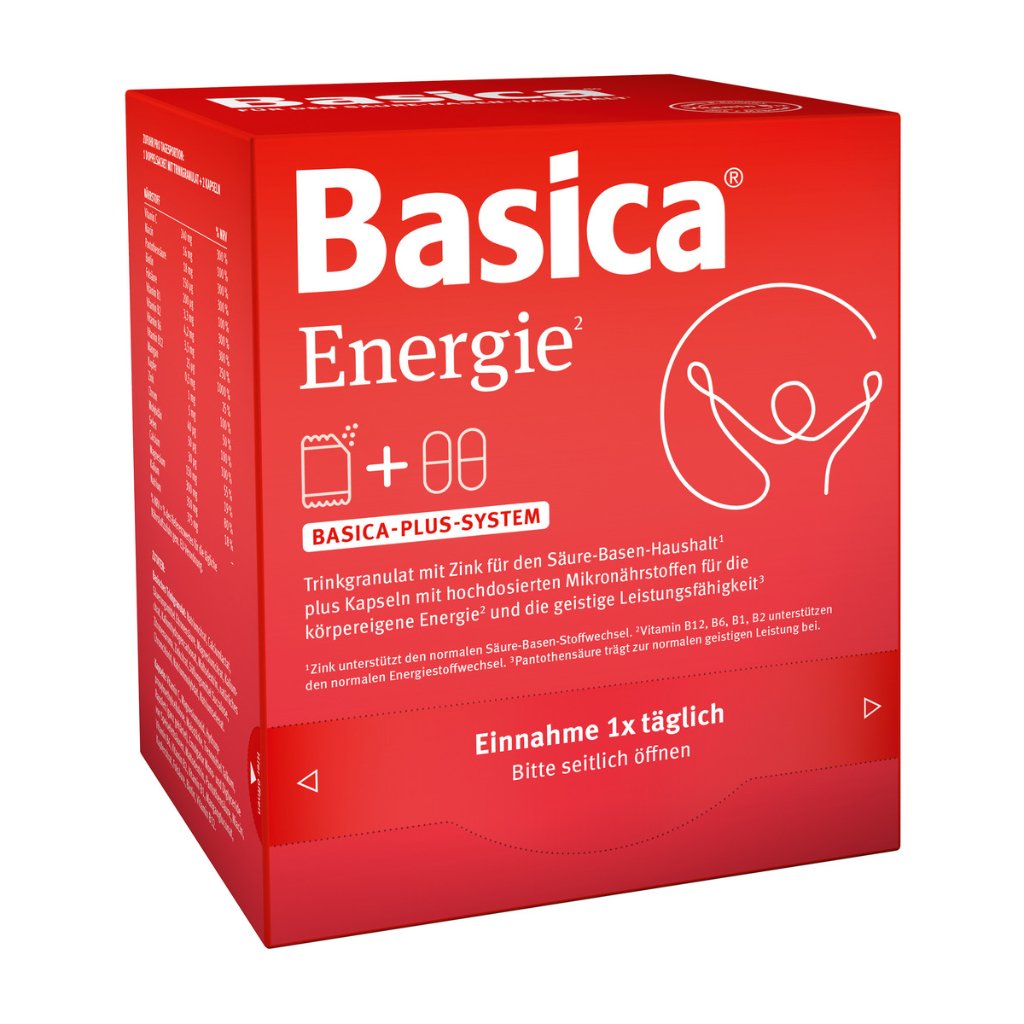 BASICA Energie Trinkgranulat+Kapseln f.30 Tage Kpg