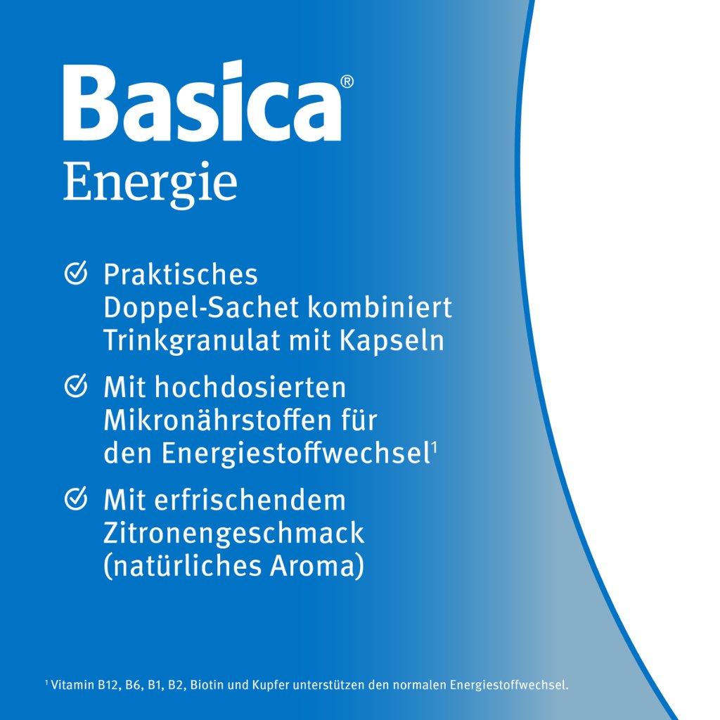BASICA Energie Trinkgranulat+Kapseln f.30 Tage Kpg