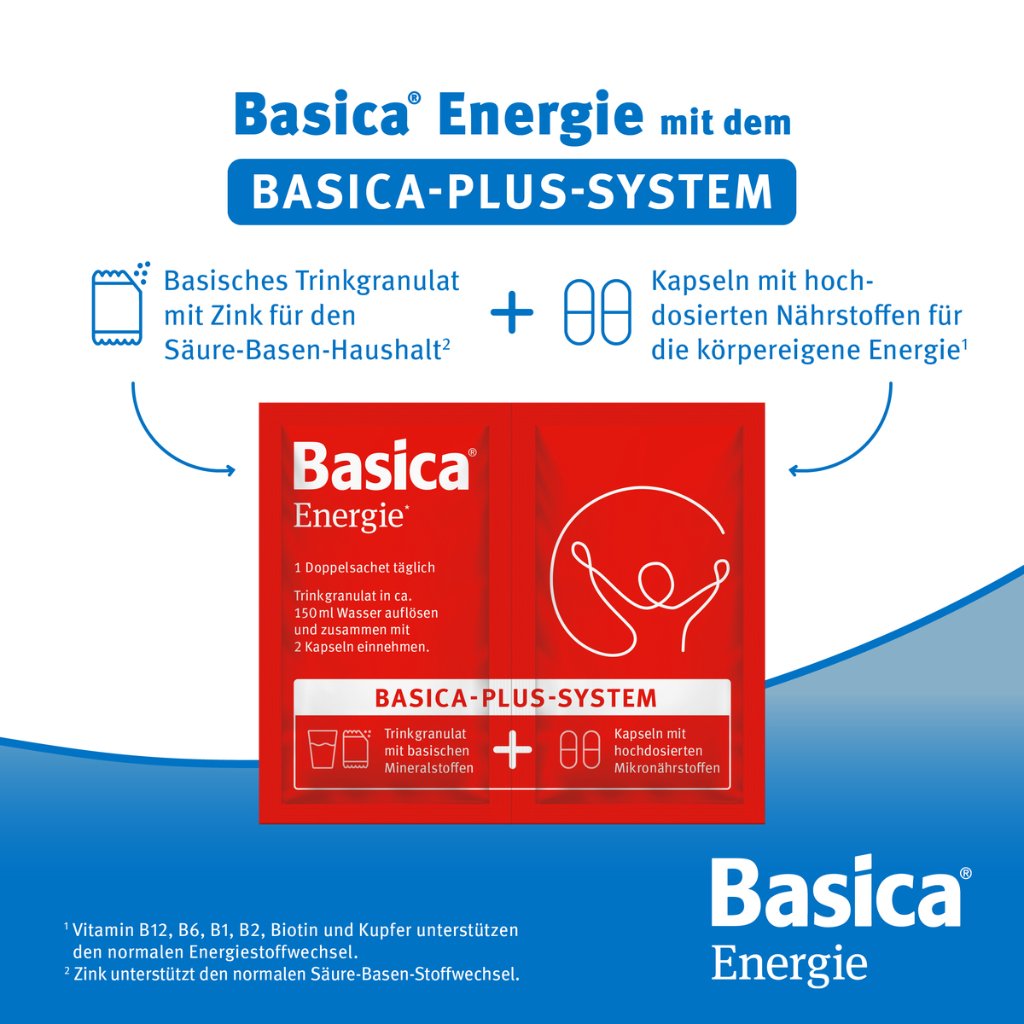 BASICA Energie Trinkgranulat+Kapseln f.30 Tage Kpg