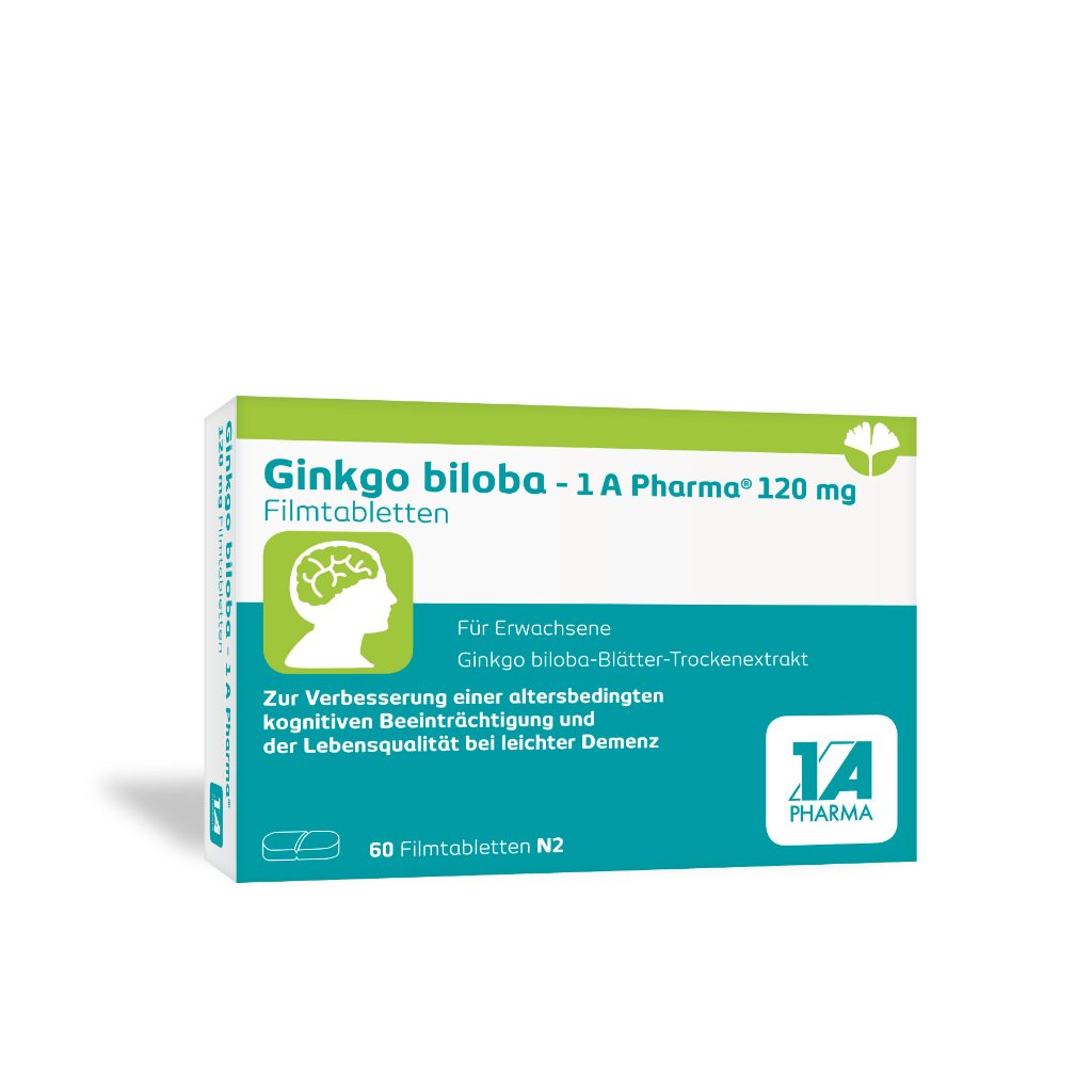GINKGO BILOBA-1A Pharma 120 mg Filmtabletten