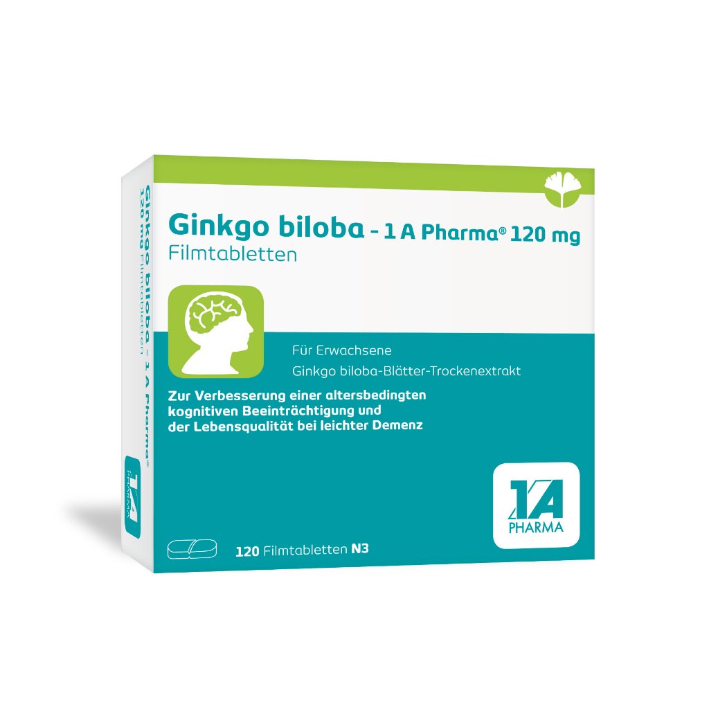 GINKGO BILOBA-1A Pharma 120 mg Filmtabletten