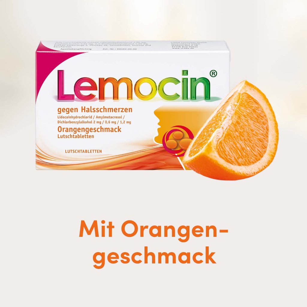 LEMOCIN gegen Halsschmerzen Honig-u.Zitroneng.Lut.
