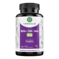 VIRISOLIS Biotin-Zink-Selen FORTE 12-Mon.vegan Tab