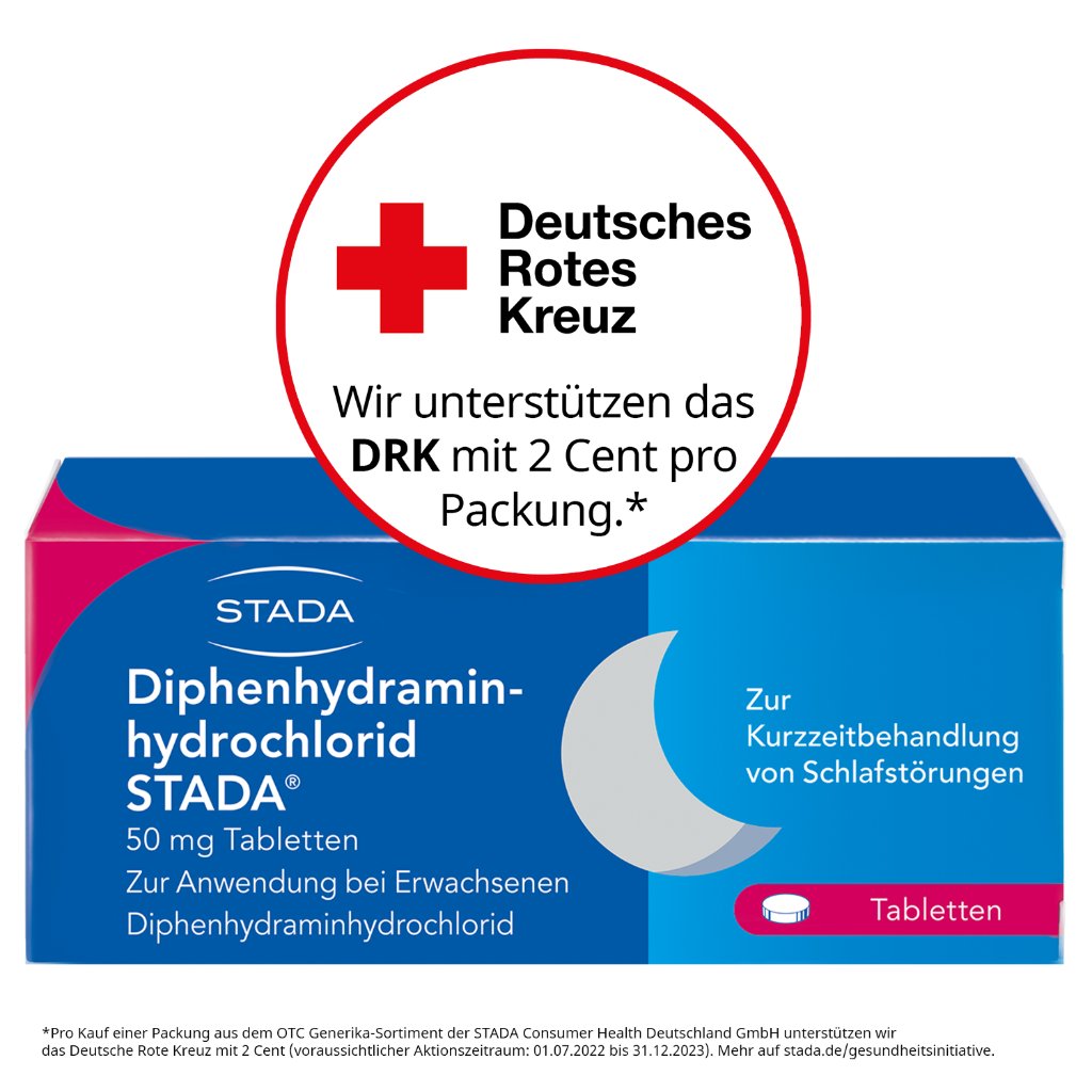 DIPHENHYDRAMINHYDROCHLORID STADA 50 mg Tabletten