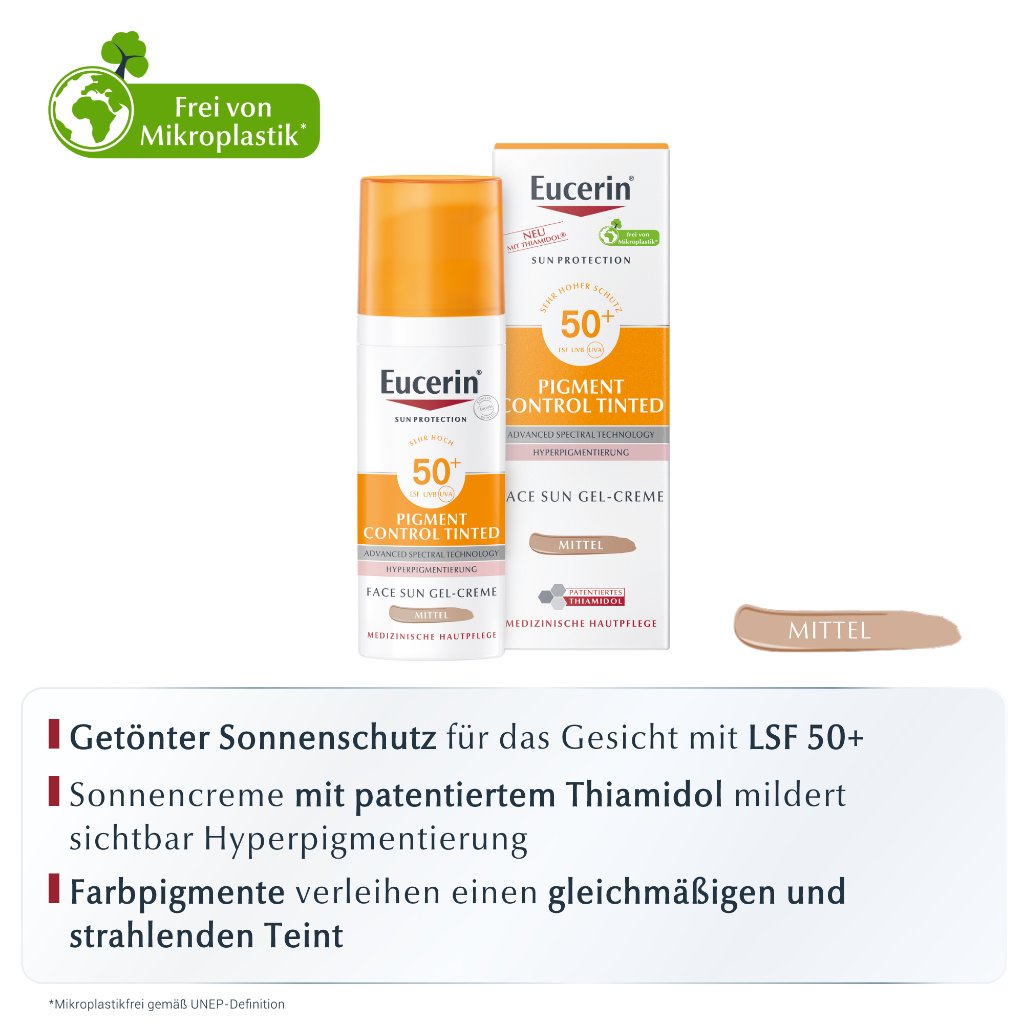 EUCERIN Sun Fluid Pigment Control mittel LSF 50+