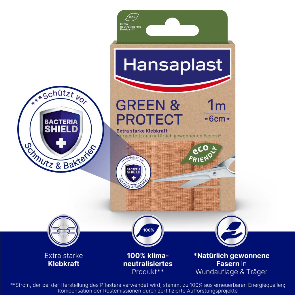 HANSAPLAST Green & Protect Pflaster 6 cmx1 m