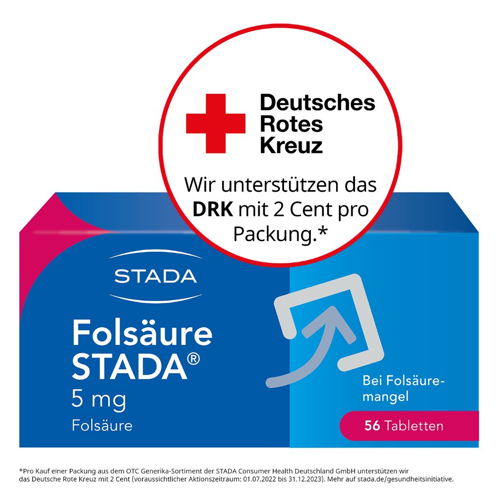FOLSÄURE STADA 5 mg Tabletten
