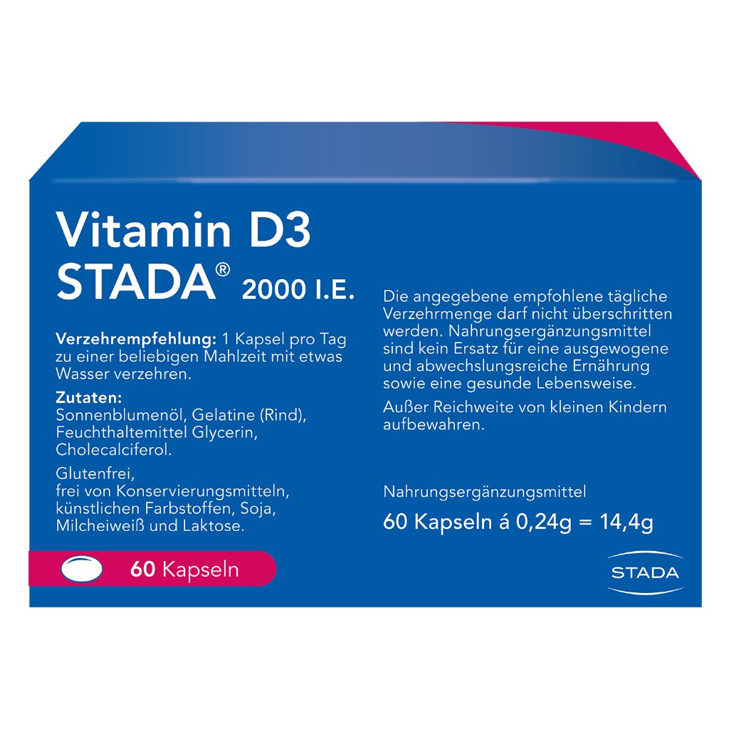 VITAMIN D3 STADA 2000 I.E. Kapseln