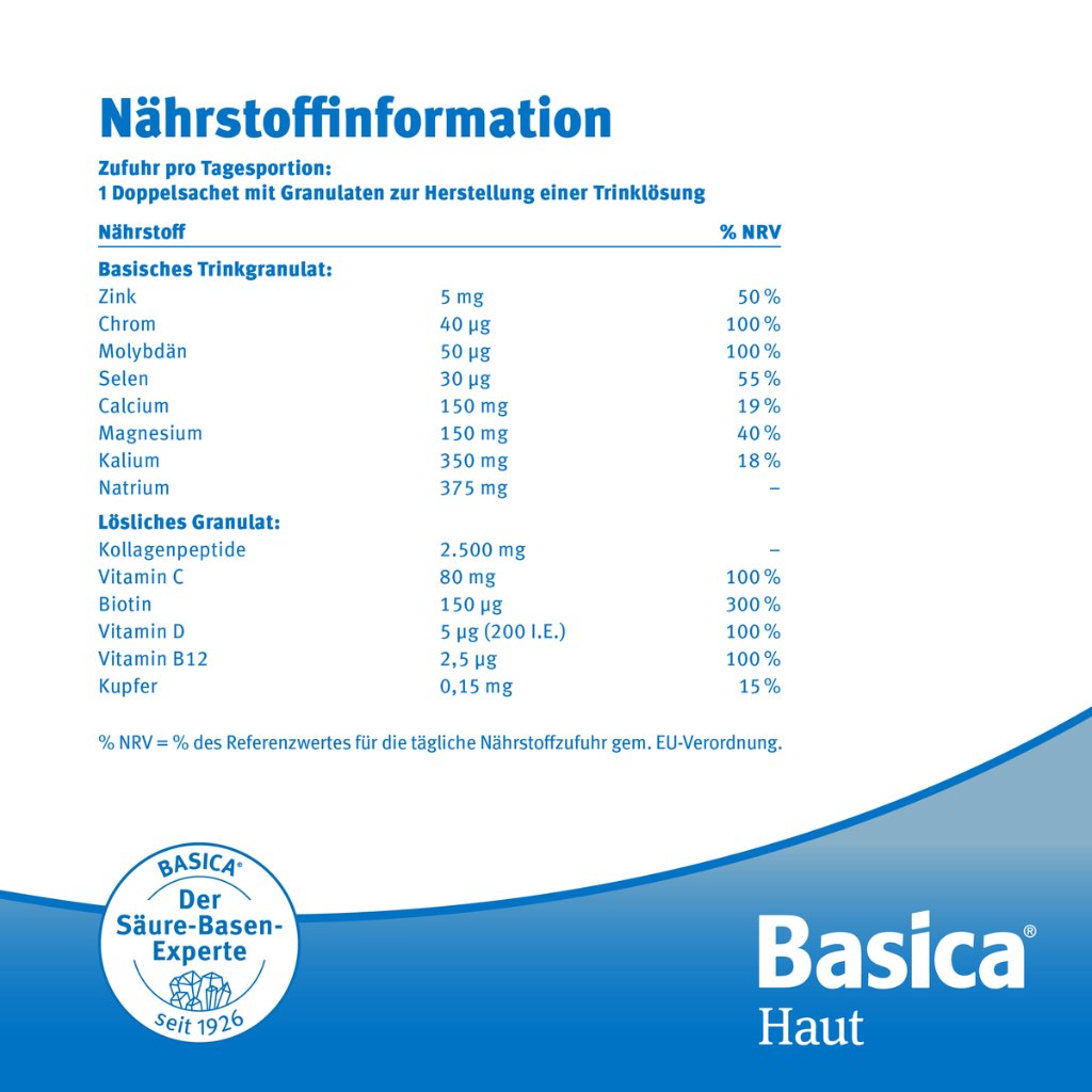 BASICA Haut Trinkgranulat für 30 Tage