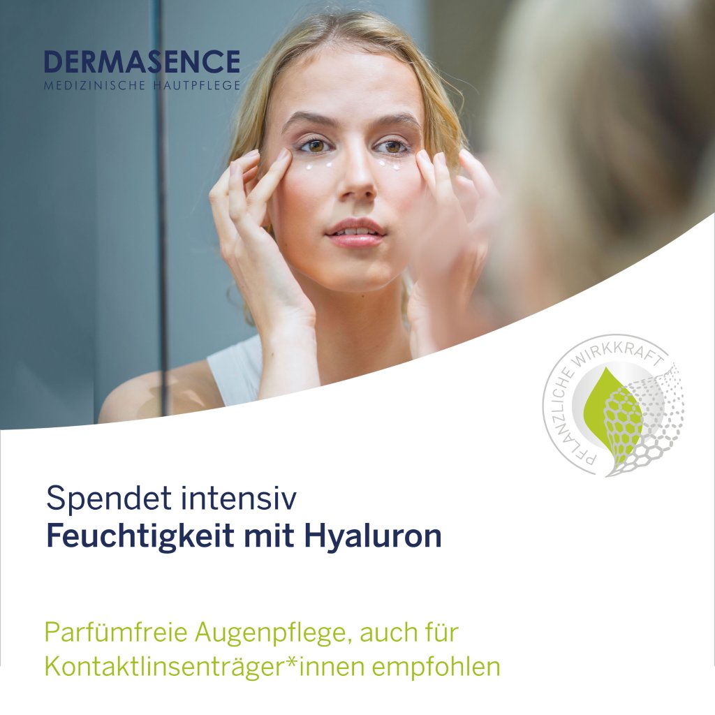 DERMASENCE Hyalusome Augenpflege, 15 ml