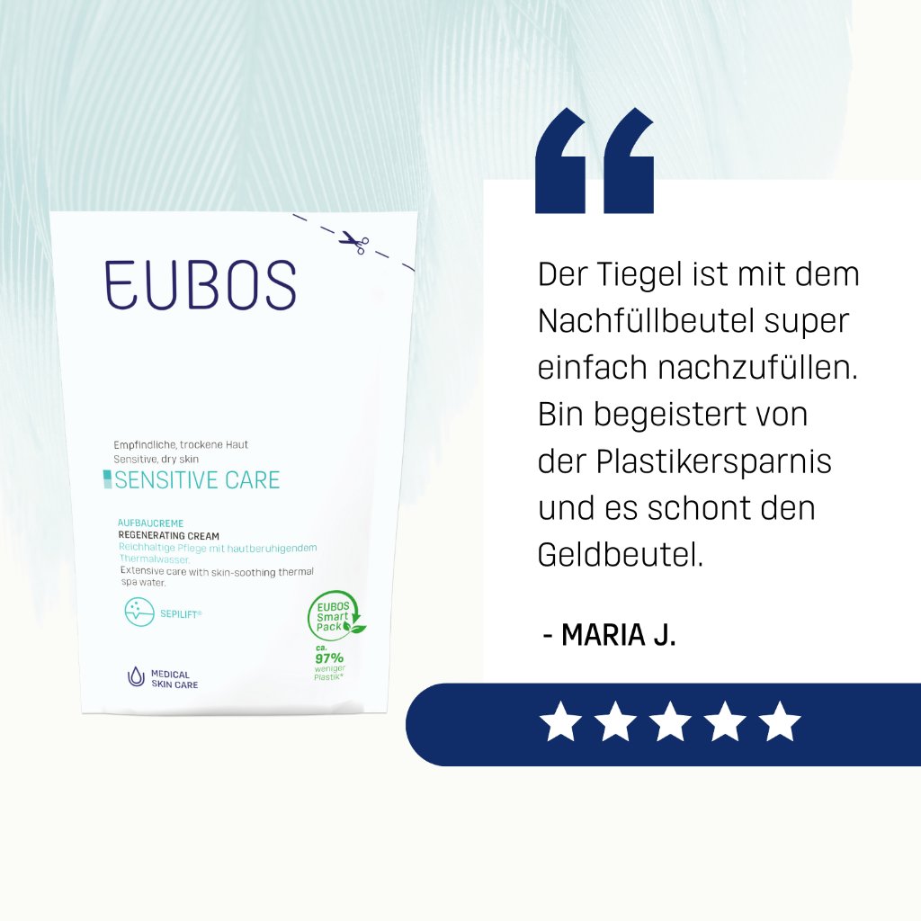 SENSITIVE PFLEGE AUFBAUCREME, NACHFÜLLBEUTEL
