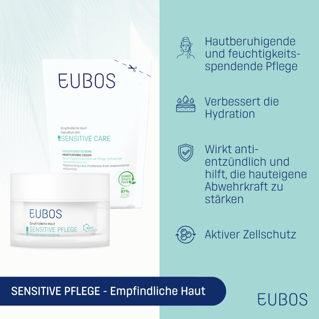 SENSITIVE PFLEGE FEUCHTIGKEITSCREME, NACHFÜLLBEUTEL