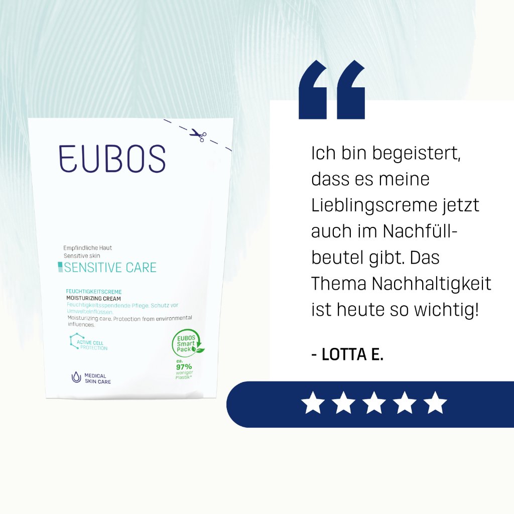 SENSITIVE PFLEGE FEUCHTIGKEITSCREME, NACHFÜLLBEUTEL