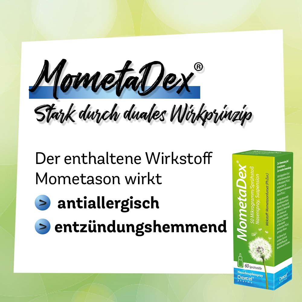 MOMETADEX 50 μg/Sprühst.Nasenspr.Susp.60 Sprühst.
